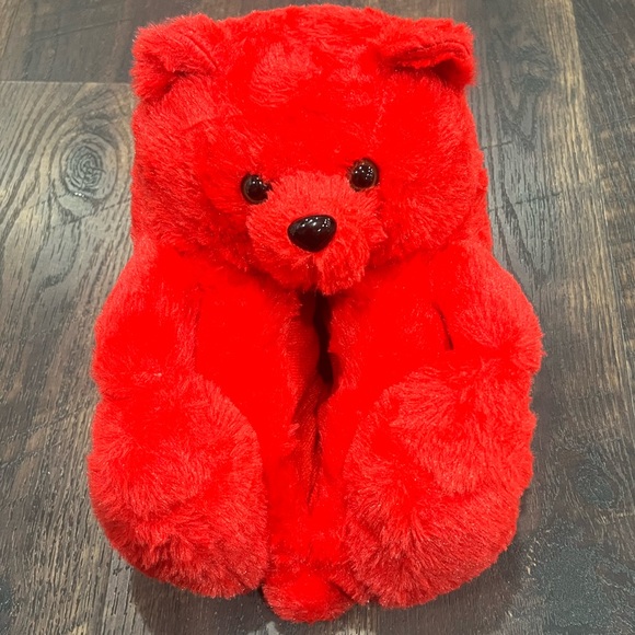 TEDDY BEAR FLUFFY SLIPPERS - Picture 2 of 9